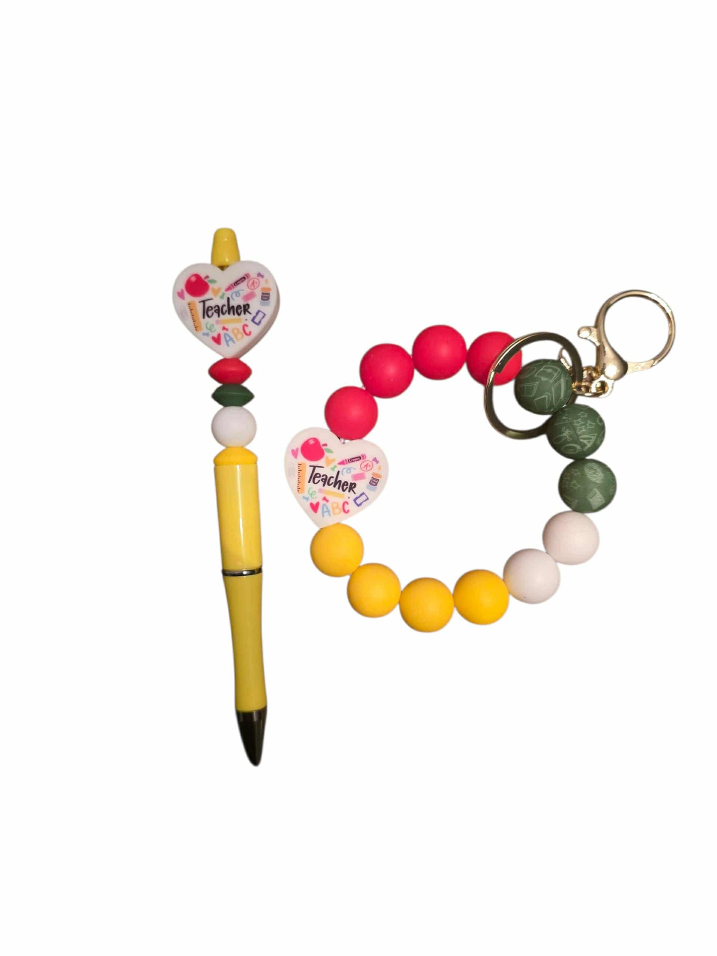 Porte-clé poignet + stylo Teacher