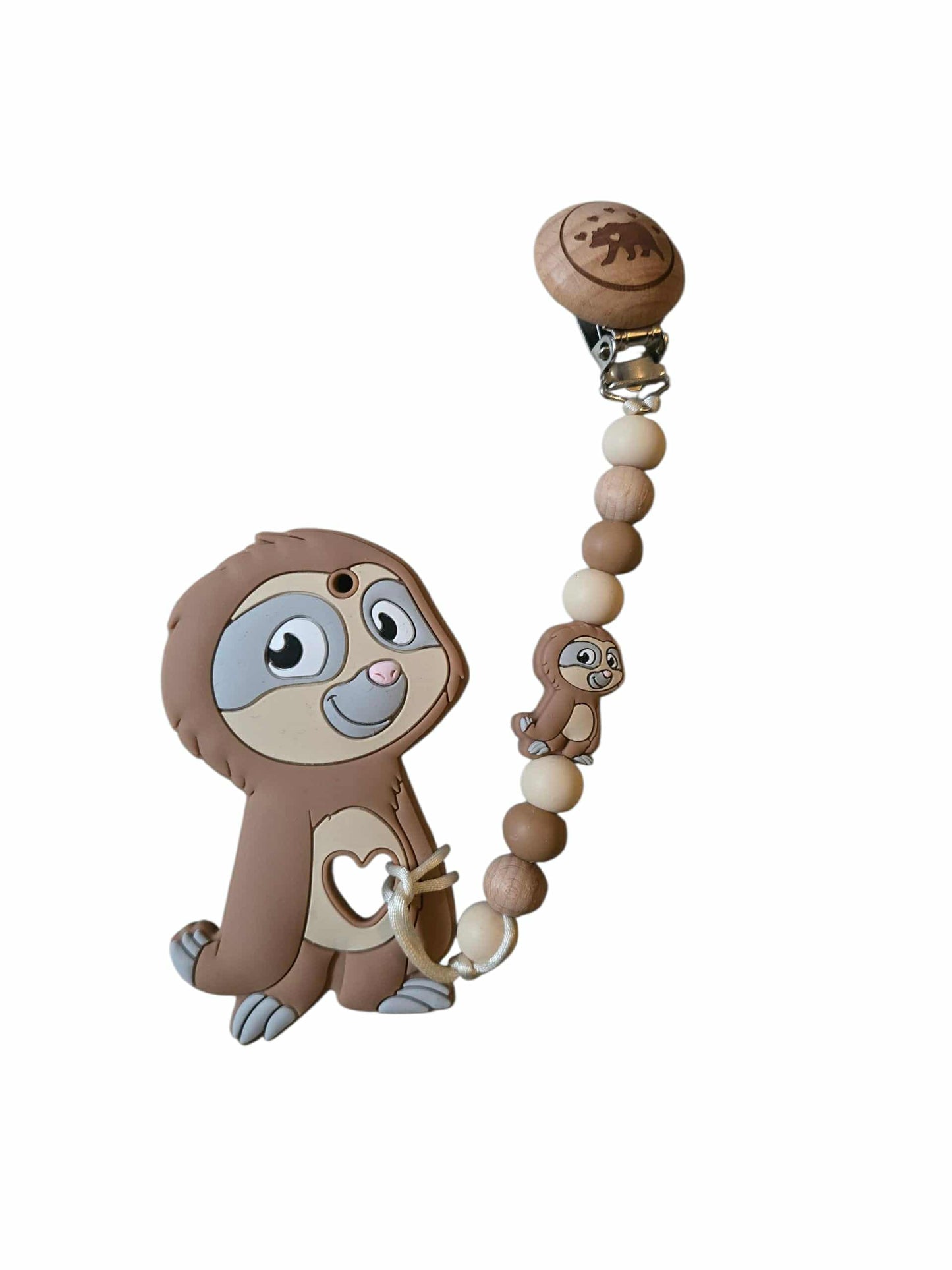 Attache-suce + jouet Paresseux