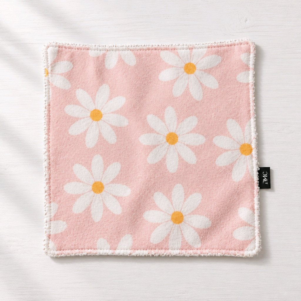 Débarbouillette fleur