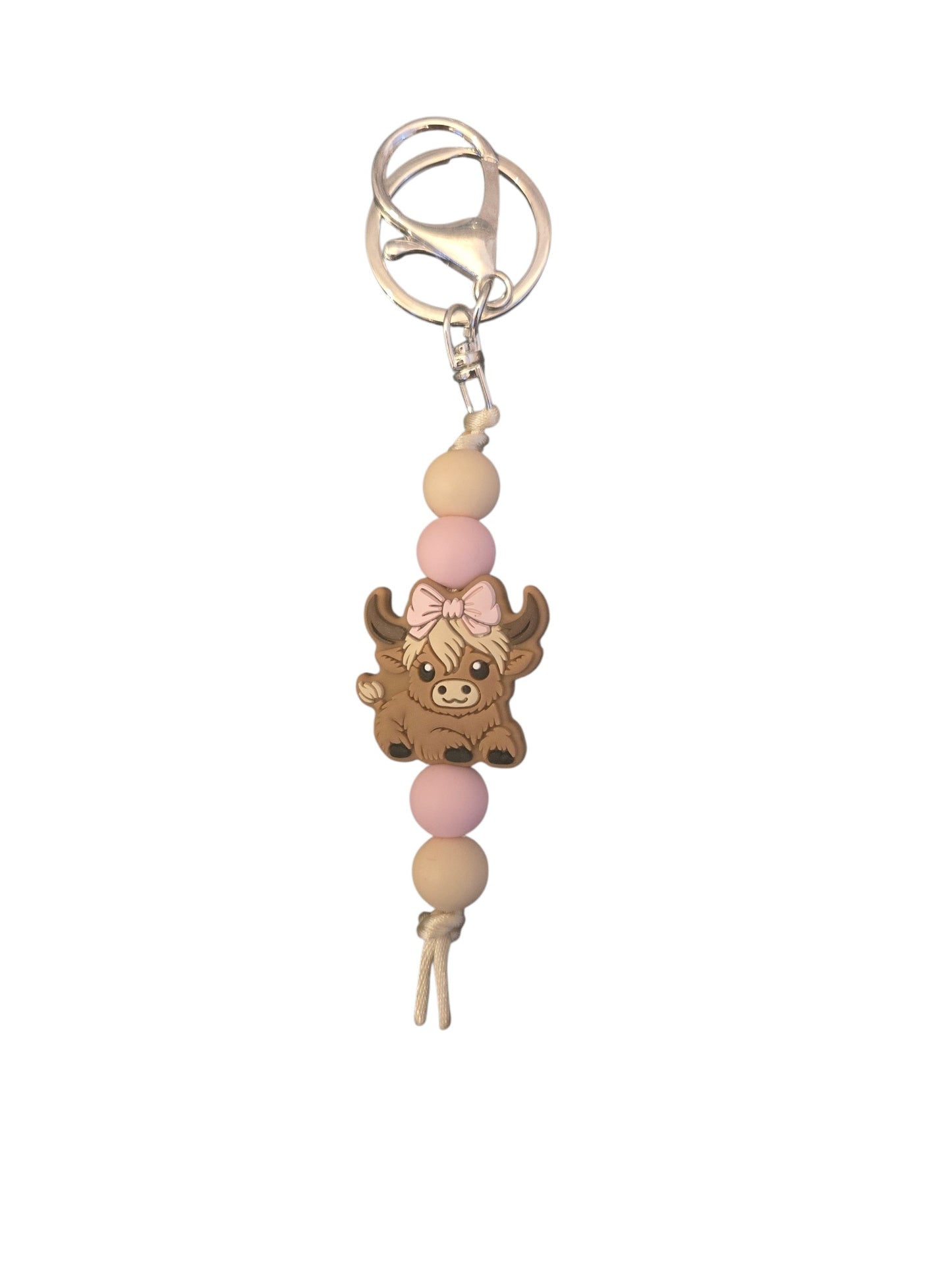 Porte-clé vache à boucle