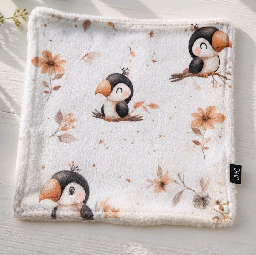 Débarbouillette oiseau