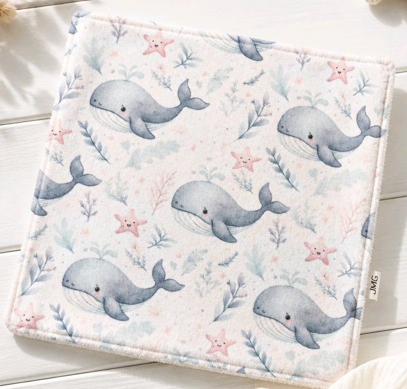Débarbouillette baleine