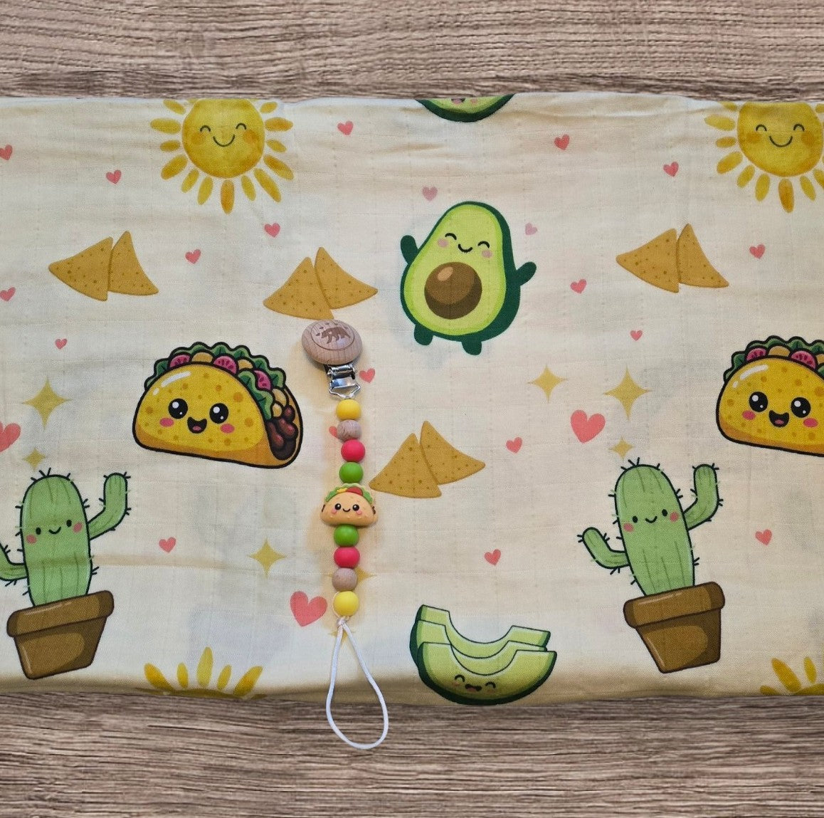 Attache-suce et mousseline tacos, avocat