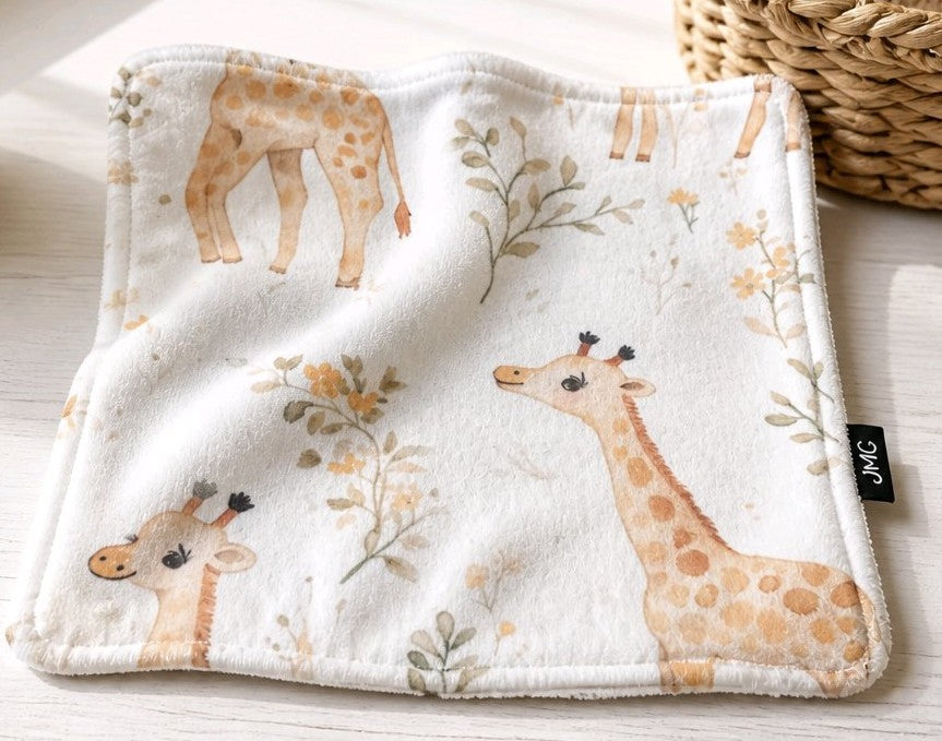 Débarbouillette girafe
