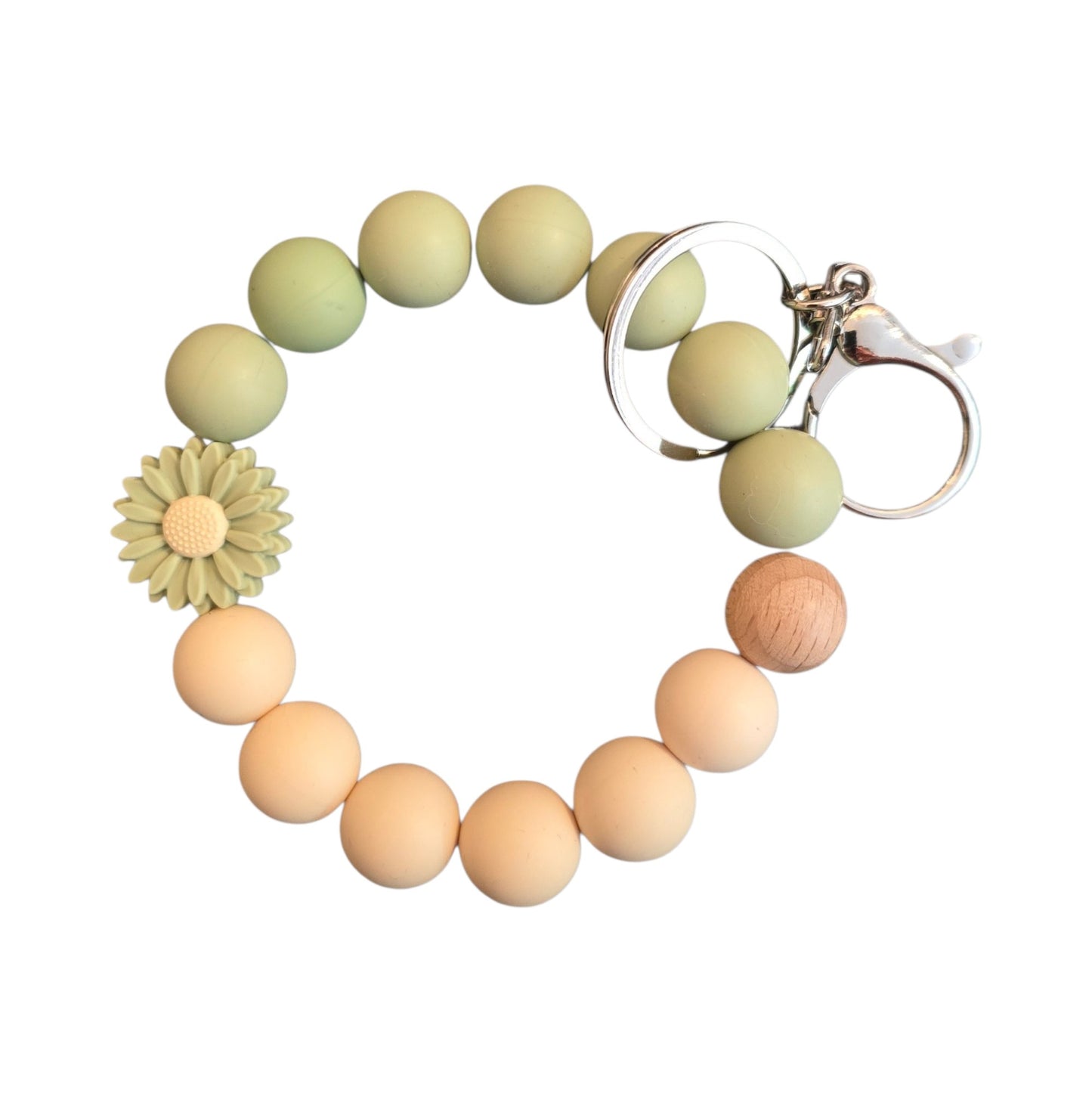 Bracelet porte-clé Fleur