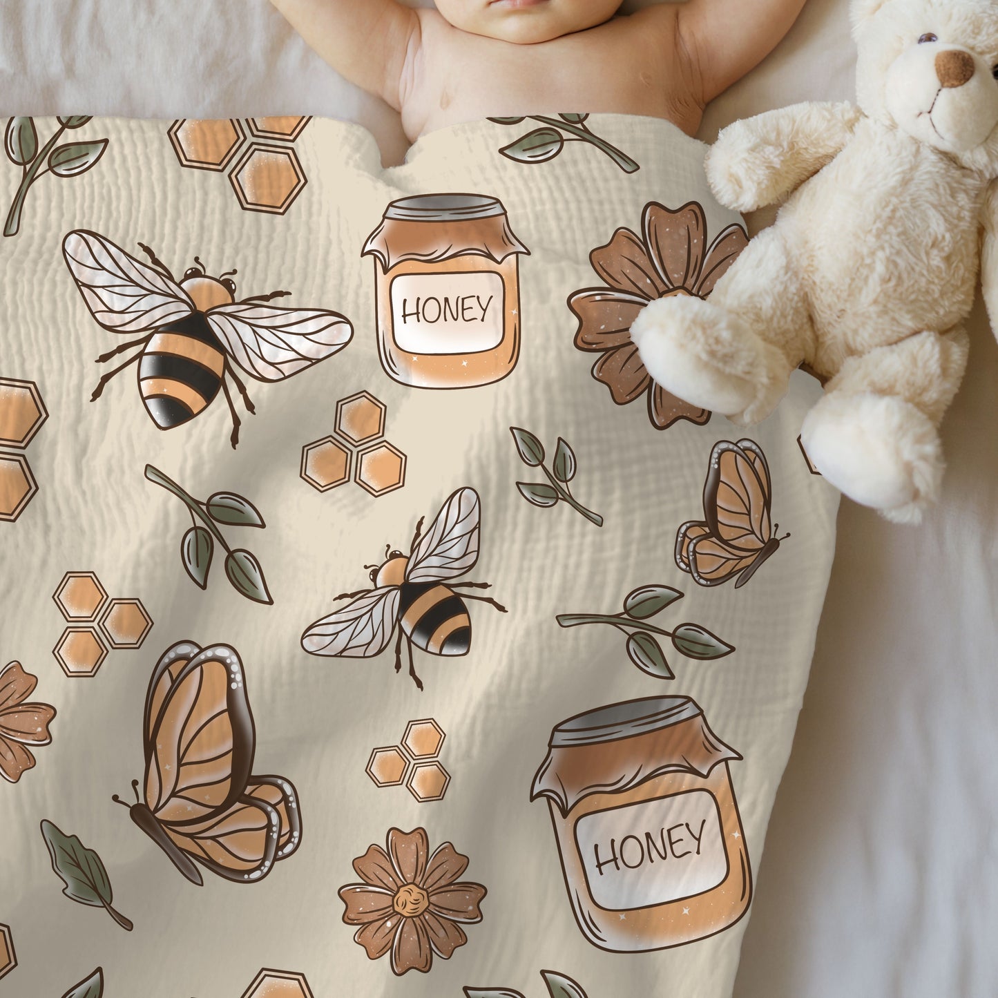 Mousseline abeille