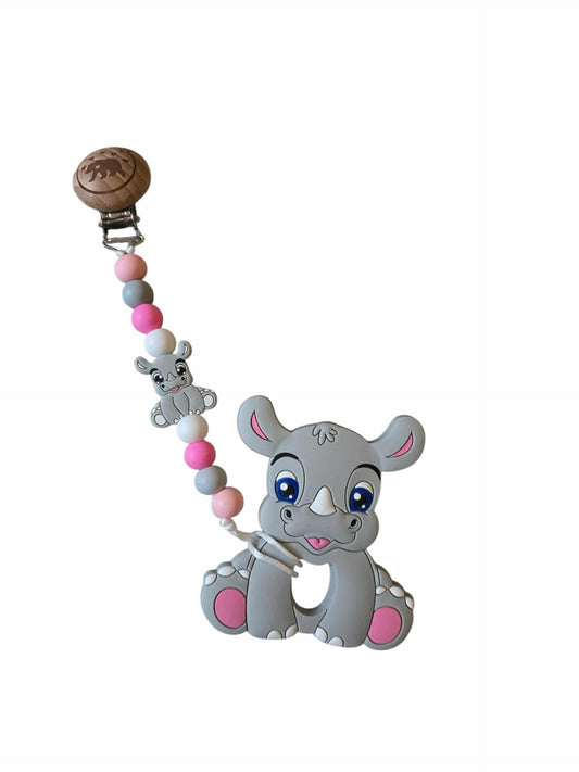 Attache-suce + jouet Hippopotame