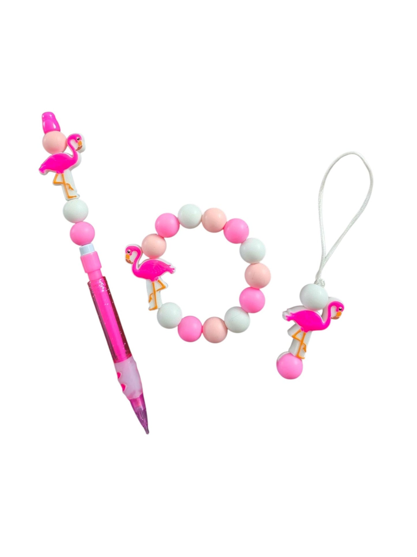Ensemble Flamant rose