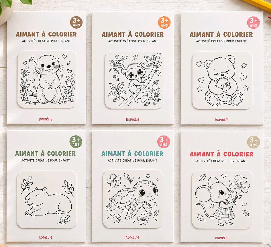 Aimant à colorier