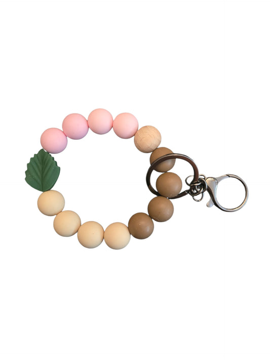 Bracelet porte-clé Feuille