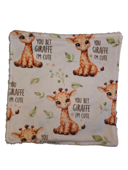 Débarbouillette girafe