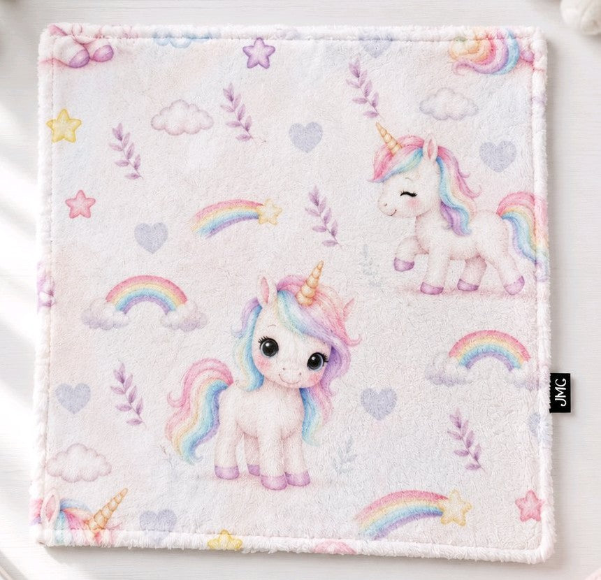 Débarbouillette licorne