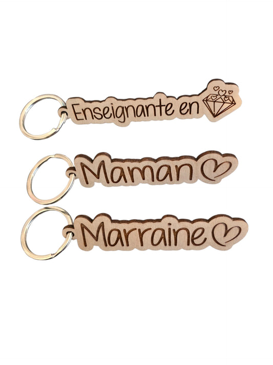 Porte-clé Bois