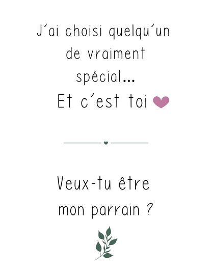 Carte Parrain/Marraine