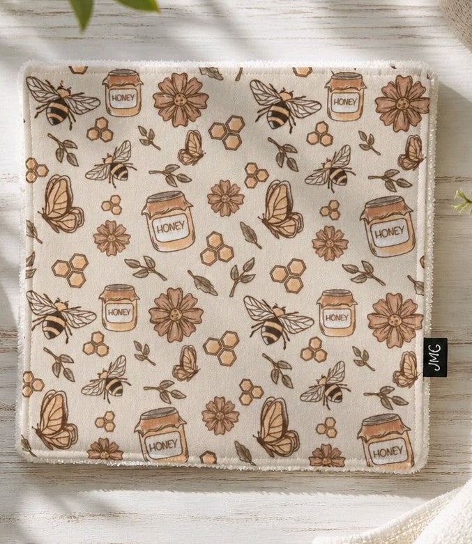 Débarbouillette abeille