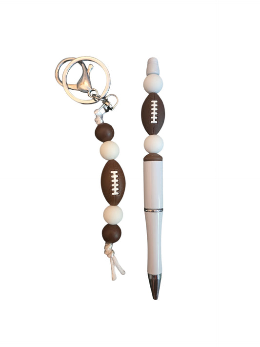 Porte-clé & Stylo Football