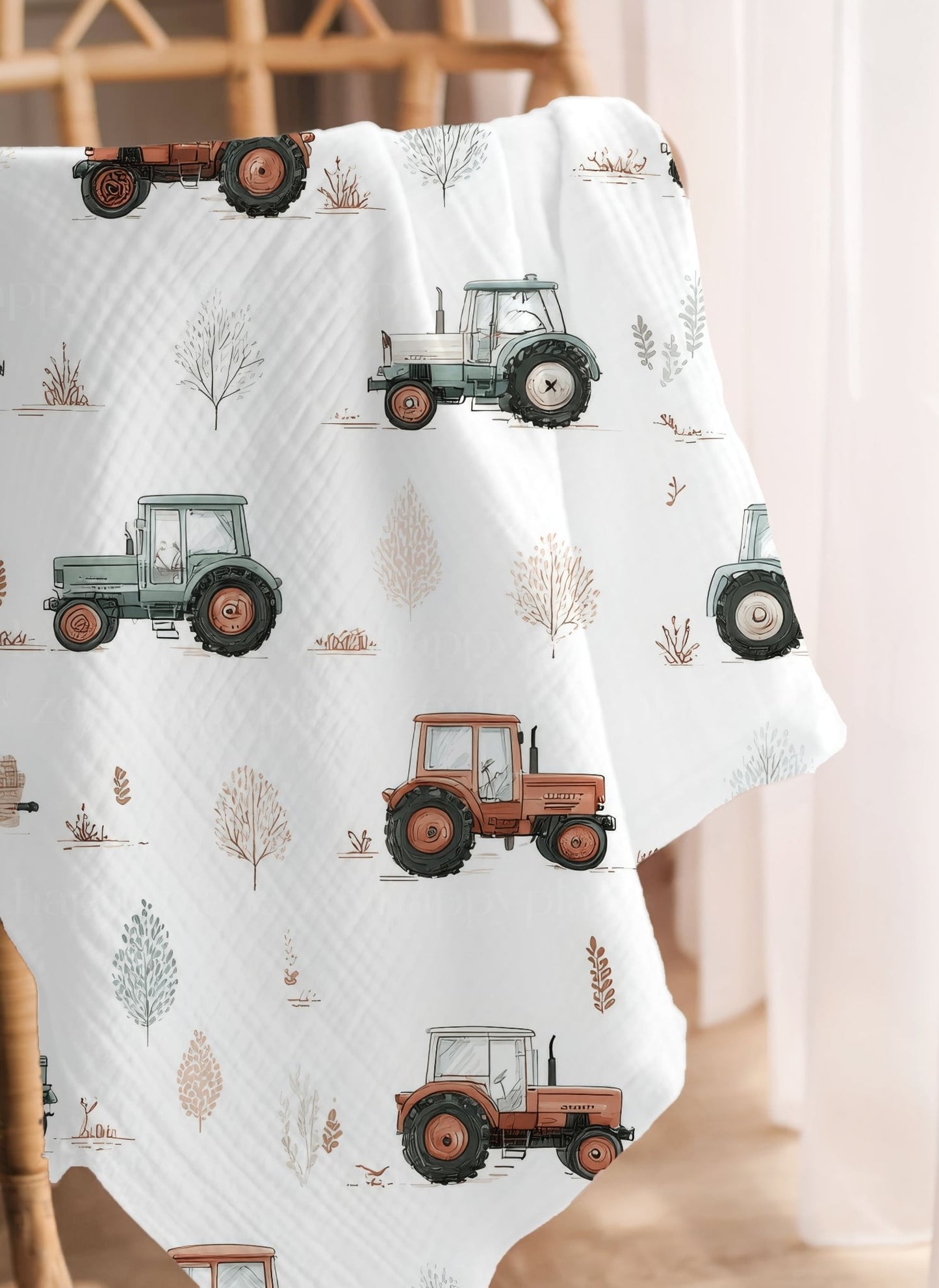 Mousseline Tracteur