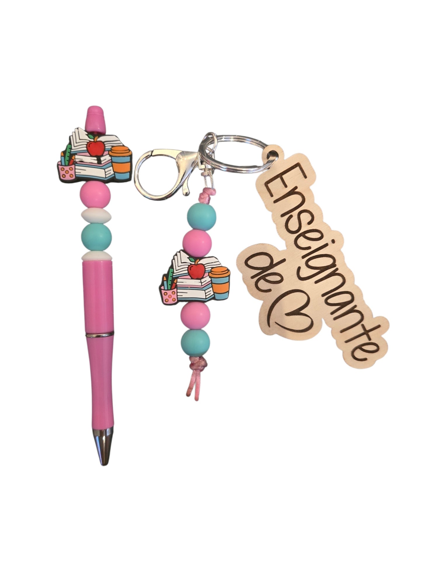 Stylo et porte-clé Livre