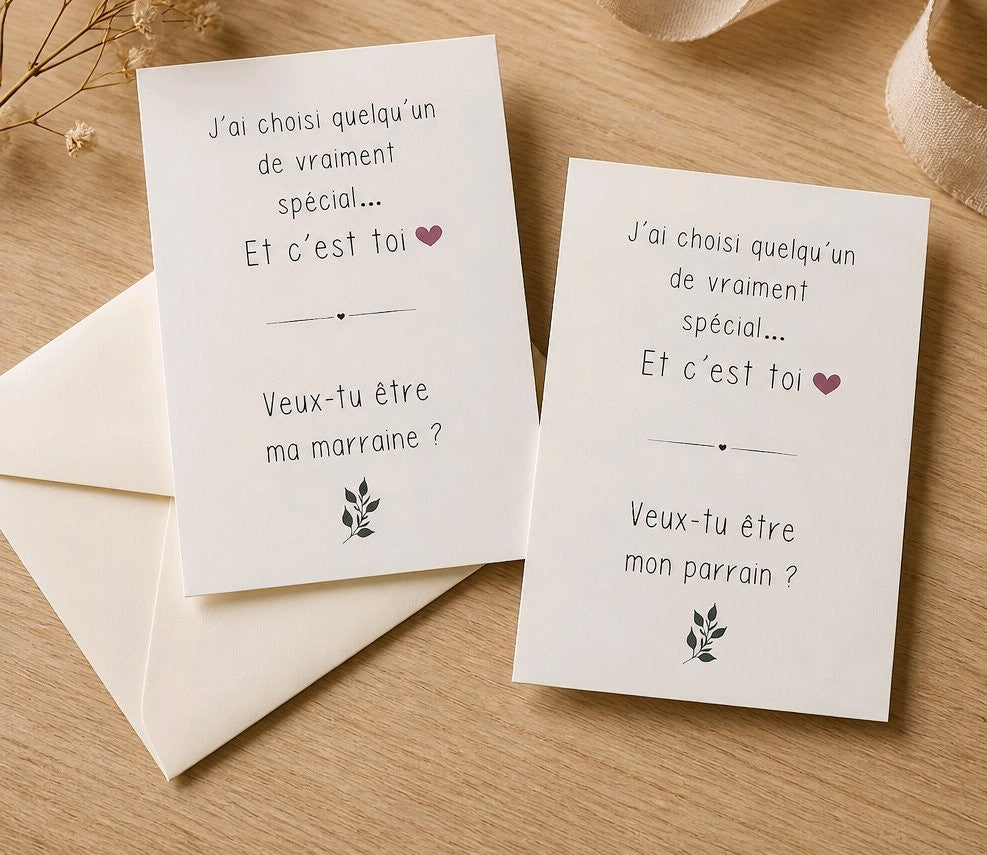 Carte Parrain/Marraine