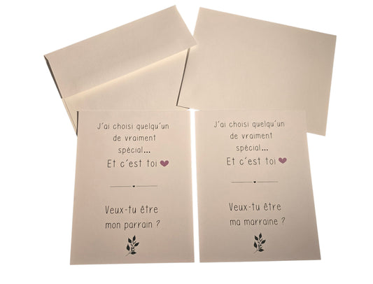 Carte Parrain/Marraine