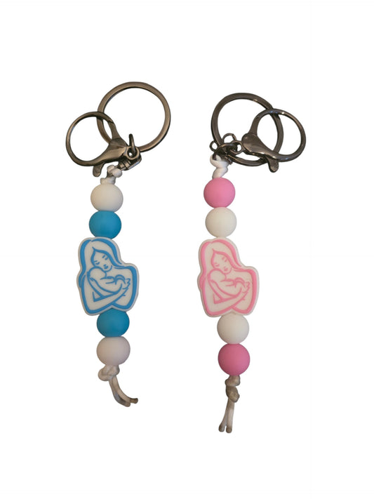 Porte-clé Maman + bébé