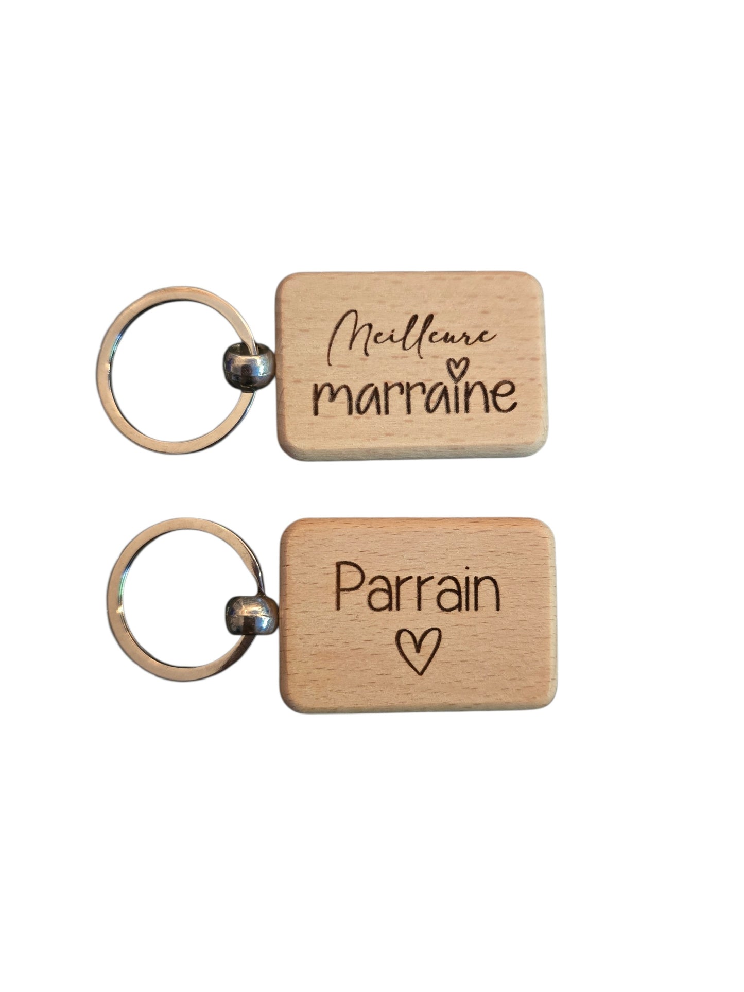 Porte clé parrain, marraine